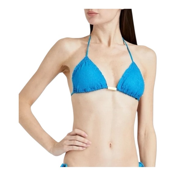 Vix Scales Ripple Tri Top in Blue NWT - Picture 1 of 7